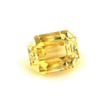 2.61Carat CERTIFIED Natural Yellow Sapphire Emerald Cut Vivid Yellow Brilliant Luster Excellent Cutting | Unheated Loose Stone