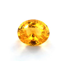 1.50Carat Natural Yellow Sapphire Oval Cut Brilliant Luster Golden Yellow Top Stone | Heated Loose Stone