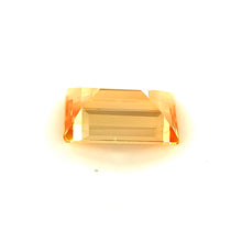 1.57Carat Natural Padparadscha Sapphire Gemstone Almost Loupe Clean Baguette Cut Orangish Brilliant Luster | Heated Loose Stone