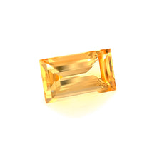 1.57Carat Natural Padparadscha Sapphire Gemstone Almost Loupe Clean Baguette Cut Orangish Brilliant Luster | Heated Loose Stone