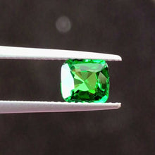1.06 Carat Natural Tsavorite Gemstone Cushion Cut Vivid Green Brilliant Luster