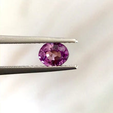 0.72Carat Natural Pink Sapphire Gemstone Oval Cut