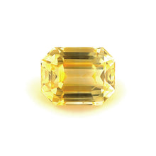 2.61Carat CERTIFIED Natural Yellow Sapphire Emerald Cut Vivid Yellow Brilliant Luster Excellent Cutting | Unheated Loose Stone