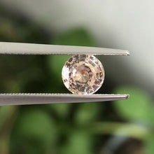 1.09Carat Natural Peach Sapphire Gemstone Champagne Color Round Cut Excellent Cutting Brilliant Luster | Unheated Loose Stone