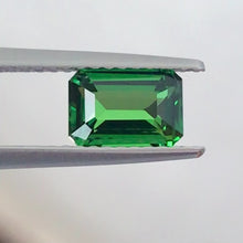 1.11Carat Beautiful Natural Tsavorite Emerald Cut Brilliant Luster Vivid Green Excellent Cutting | Unheated Loose Stone