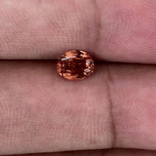 1.36Carats Natural Rare Brownish Padparadscha Sapphire King Sapphire Gemstone Oval Cut Very Good Color Brilliant Luster | Heated Loose Stone