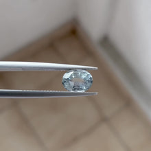 1.92Carat Natural Blue Sapphire Gemstone Ice Blue Color Oval Cut With Very Good Luster | Heated Loose Stone