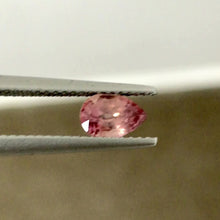 0.85Carat Natural Padparadscha Sapphire Gemstone Pear Cut
