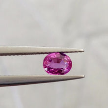 0.79Carat Natural Hot Pink Sapphire Gemstone Oval Cut